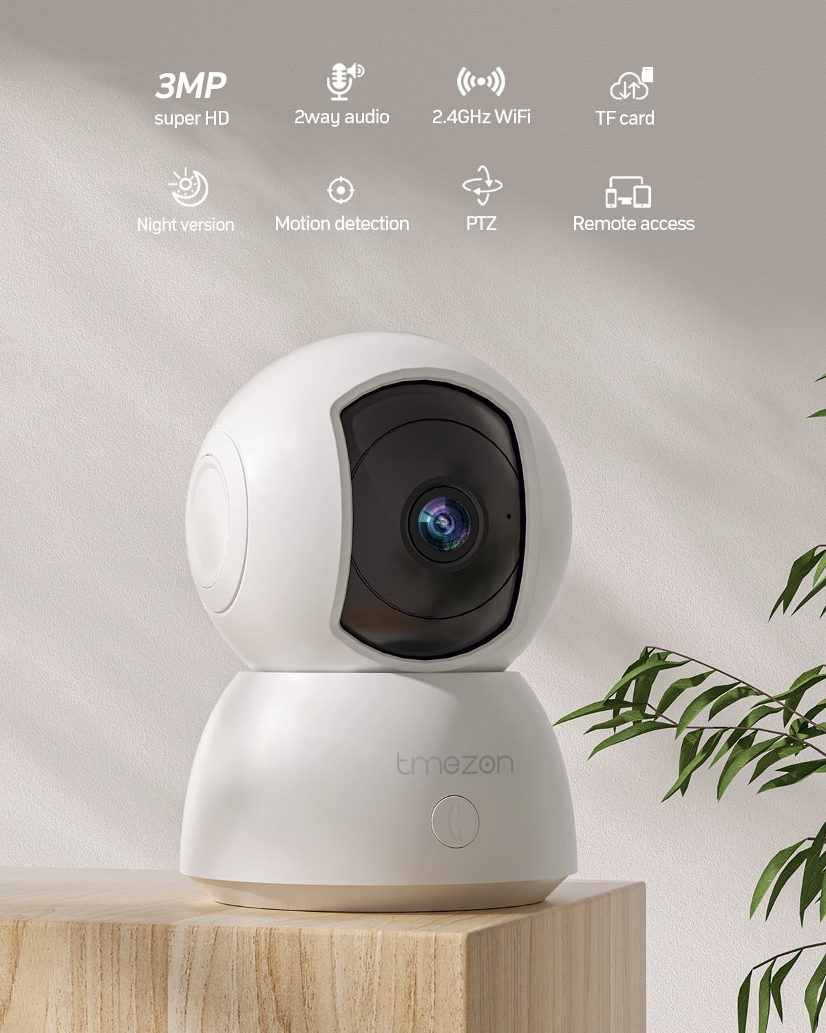 Indoor Two-Way Wireless Video Camera for Pets