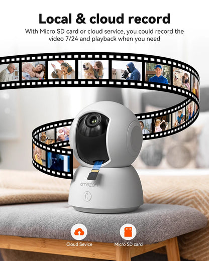 Indoor Two-Way Wireless Video Camera for Pets