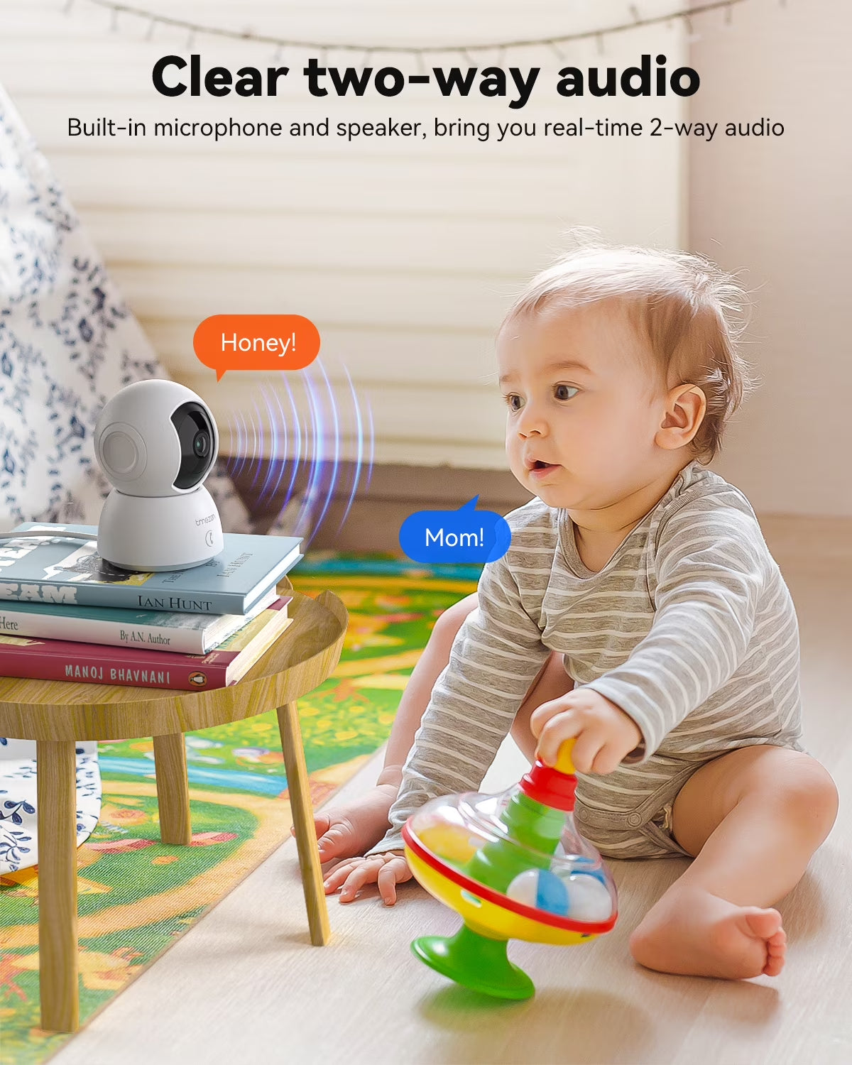 Indoor Two-Way Wireless Video Camera for Pets